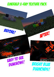 On the main menu, click options. Xray 1 5 1 6 1 7 9 Emerald X Ray Resource Pack 120 000 Downloads Rev C Resource Packs Mapping And Modding Java Edition Minecraft Forum Minecraft Forum