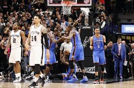 Dennis schroder scored all of his 19 points in the second half to help the oklahoma city thunder beat the. San Antonio Spurs Vs Oklahoma City Thunder Game 3 Preview The 3 Point Conversion