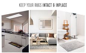 Perfect for indoor & outdoor use, pads prevent rugs from slipping & sliding to provide a stable walking surface. Amazon Com Rug Grippers 8 Pcs Non Slip Washable Rug Gripper Vacuum Tech New Materials To Anti Curling Rug Pad Keep Your Rug In Place Make Corner Flat And Easily