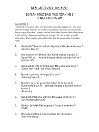 Soalan tingkatan 3 format pt3 dan skema jawapan. Contoh Soalan Kuiz Kemerdekaan Dan Jawapan Jalan Moren