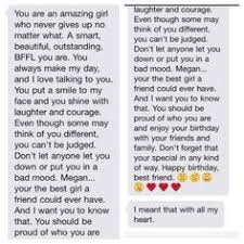 Best Happy Birthday Paragraph For Girlfriend Just Sent This To My Friend And She Cried Along With Me Best Birthday Pres Message For Best Friend Birthday Message For Bestfriend Birthday Message For Friend