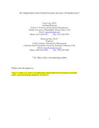 We did not find results for: Pdf Do Independent Hotels Benefit From The Presence Of Branded Ones