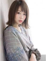 アシメバング ベージュカラー おすまし顔切りっぱなしボブ hair styles hairstyle beauty