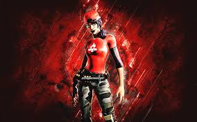Video game, fortnite, fortnite battle royale, people, women. Fortnite Banner Trooper Skin Fortnite Main Characters Red Stone Background Hd Wallpaper Peakpx