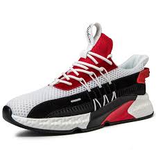 Men Stylish Mesh Fabric Color Blocking Casual Sport Sneakers Mens Walking Shoes Mens Trainers Casual Running Shoes