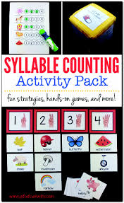 Here are 20 fun and simple activities for toddlers that will keep them engaged and busy with sensory, fine motor, problem solving and curiosity! How To Teach Syllable Counting With Activity Pack Gift Of Curiosity