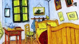 لوحة غرفة نوم في آرل للرسام فان كوخ أول لوحة رسمت بلا ظلال Youtube