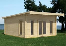 Doppelgarage holz 5,95m x 5,30m werkstatt garage robust mit holztor seitlich mit tür und fenster. Gartenhaus G18 Inkl Fussboden 44 Mm Blockbohlenhaus Grundflache 17 50 M Pultdach