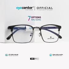 C04] Gọng kính cận nam nữ mắt vuông chính hãng ZAC & CODY nhựa dẻo chống  gãy nhiều màu casual.04 ZC TR90 2723 by Eye Center Vietnam