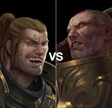 A match up I've never seen before. Lord of the First Vs The Red Angel.  Rules of engagment: 30k era Angron, pre-heresy. Both are in their prime.  Full battle gear, only melee