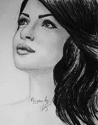 Quantico Alex Priyanka Chopra Pencil Sketch Colorful Portrait Portrait Sketches Beautiful Sketches