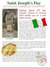 Today is father's day in italy. St Joseph S Day Dinner March 18th Knights Of Columbus Orange County Chapter