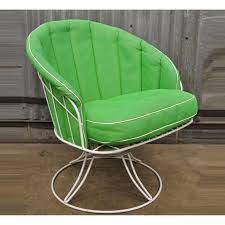 vintage homecrest siesta green vinyl wrought iron wire swivel rocker chair chairish rocker chairs swivel rocker chair chair