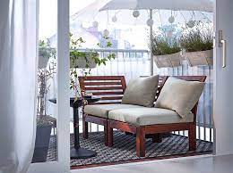 8 Stylish Balcony Updates That Start At Ikea Ikea Outdoor Furniture Small Balcony Furniture Apartment Patio Decor