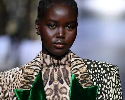 Adut Akech, trendy fashion model