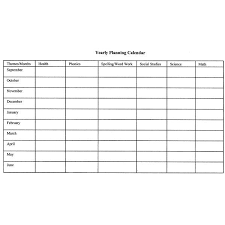 How To Create Monthly And Yearly Plans For The Classroom Includes A Monthly And Yearly Less Lesson Plan Templates Teacher Lesson Plans Template Lesson Planner