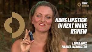 Nars Lipstick Heat Wave Review with Laura Konz