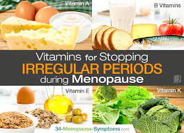 Vitamins For Stopping Irregular Periods During Menopause