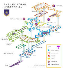 Leviathan is the lord of all waters and is the king of the eidolons that live on a parallel plane of existence in the underworld—the feymarch—and rules the summoned monsters with queen asura.he knows that rydia of mist was one of the last surviving summoners. Leviathan Underbelly Map Destiny 2 Guide