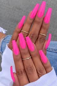 Since acrylic nails are a combination of liquid monomer and powder polymer when applied to your nails and exposed to the air, they form a hard layer, so you're another amazing nail art involving acrylic flowers. 35 Pretty Pink Nail Art Designs You Must Try Pink Nail Art Designs Cute Pink Nails Bright Pink Nails
