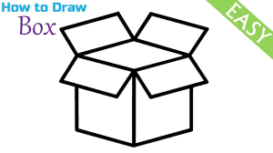 Make the middle of the hover panel narrower by using two curves. How To Draw An Open Box Step By Step
