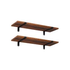 2 ways of folding design provides extra space, put it up when you. Wall Mounted Floating Shelves Floating Shelf Songmics