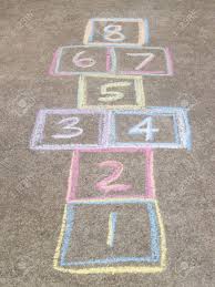 Scoop the rock up as you hop back to the starting point. Hopscotch Game Background Stock Photo Picture And Royalty Free Image Image 94516300