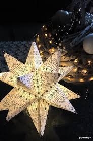 Riesen 3d Stern Falten A La Bascetta Ohne Zusammenstecken Bekannt Aus Ard Buffet Bascetta Stern Basteln Sterne Falten Weihnachtsstern Basteln