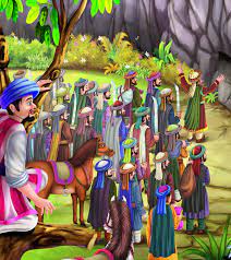 After their father's death, the greedy cassim marries a wealthy woman and becomes. The Story Of Ali Baba And The Forty Thieves For Your Kids