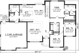 Click the image for larger image size and more details. Ranch House Plan 3 Bedrooms 2 Bath 1814 Sq Ft Plan 7 1139