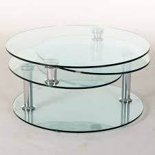 Vintage hollywood regency square glass top cocktail table w/aluminum base & bras. Clear 3 Glass Chrome Coffee Table Tables Coffee Tables Selincanta Com