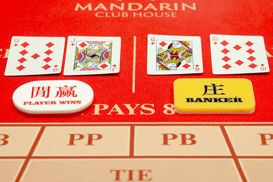 PLAYER/BANKER BUTTONS | Win buttons for Baccarat casino tables