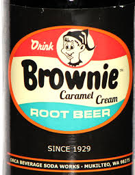 Birch Beer Vs Root Beer Taste Brownie Caramel Cream Root Beer Label With A Sprite On The Label Its Easy To See How This Mischievous And Delicious Blend Root Beer Caramel Creams Beer Label