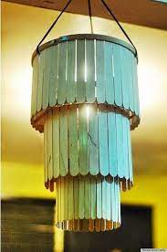 8 diy lampion lucu yang gampang banget ditiru untuk jadi hiasan kamarmu. Hiasan Lampu Dari Stik Es Krim Dekorasi Rumah Buatan Sendiri Lampu Gantung Lampu