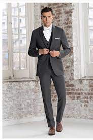 Lees - Michael Korrs Ultra Slim Fit Grey Suit Wedding Wedding Suit Rental Groomsmen Grey