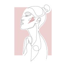 Red Triangle One Line Art By Addillum Abstraktnye Risunki Linejnye Chertezhi Hudozhestvennye Printy