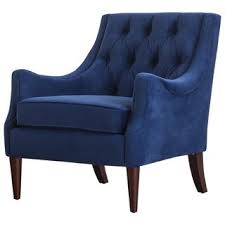 Natural woven curved accent chair by nate berkus and jeremiah brent $695. Copper Grovecopper Grove Alsfeld Beige Velvet Tufted Accent Chair Blue Dailymail