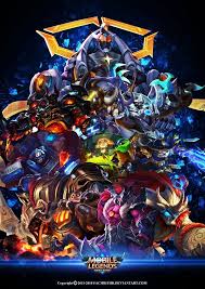 300 Wallpaper Mobile Legend Full Hd Untuk Hp Dan Komputermu Lukisan Keluarga Gambar Naga Karya Seni Fantasi