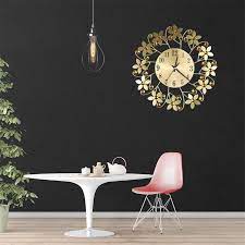 Check spelling or type a new query. Hot Sales Round Rhinestone Flower Wall Clock Living Room Home Restaurant Hanging Decor Wall Clock Metal Iron Watch Diy Clocks Wall Clocks Aliexpress