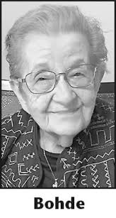 EDNA BOHDE Obituary (1921