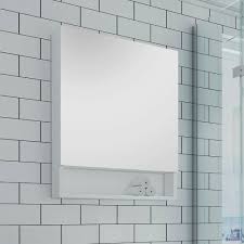 Shop Fresca 24 White Bathroom Medicine Cabinet W Small Bottom Shelf Overstock 28426042