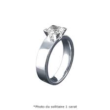 Bague Solitaire 4 Griffes Diamant En Or Tournaire