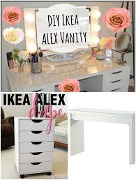 Billig Diy Make Up Schminktisch Ideen In 2020 Ikea Diy Gunstige Waschtische Frisiertisch
