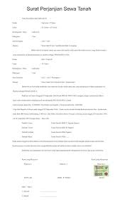 Surat perjanjian jual beli tanah. Contoh Surat Perjanjian Sewa Lahan Surat Riwayat Hidup Desain