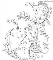 Magic Coloring Flowered Monograms 3 Photo Album Covers Embroidery Monogram Paper Embroidery
