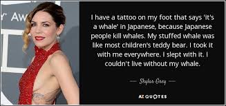 It is the symbol of how they like the worship with god. Skylar Grey Quote I Have A Tattoo On My Foot That Says It S