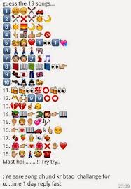 A rite of passage for musicians is having a song on the top 40 hits radio chart. Whatsapp Jokes Quiz Puzzles Riddles And Messages Guess The 19 Songs Whatsapp Emoticons Quiz Emoji Quiz Emoji Answers Guess The Emoji