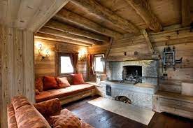 Camino Rivestito Legno Cerca Con Google Arredamento Salotto Rustico Arredamento Di Montagna Arredamento Chalet