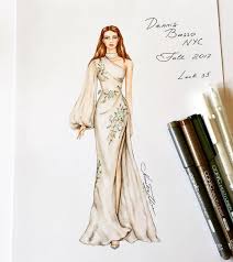 933 個讚 6 則留言 instagram 上的 nataliaz liu nataliazorinliu beautiful dennis basso nyc gown fashion illustration dresses fashion design dress design sketches