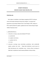 *potong sebagaimana yang sesuai kanun tanah negara borang 19b (seksyen ). Konsep Urusniaga Dibawah Kanun Tanah Negara 1965 Sehari Selembar Benang